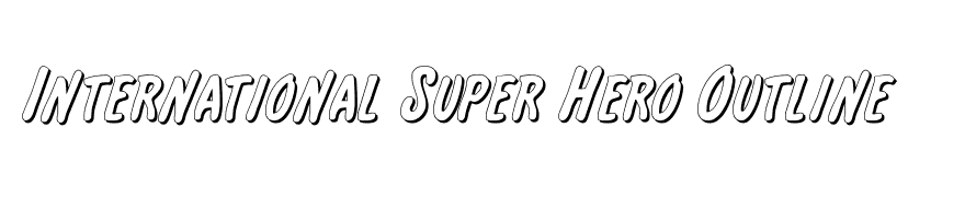 International Super Hero Outline