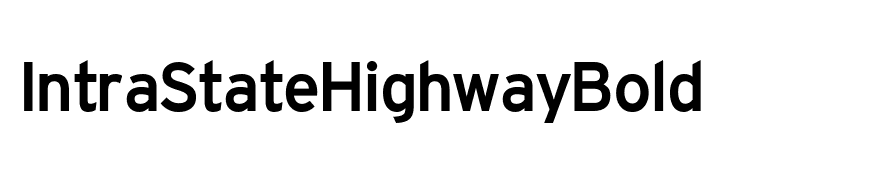 IntraStateHighwayBold