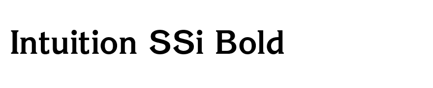 Intuition SSi Bold
