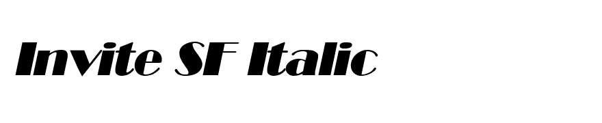 Invite SF Italic