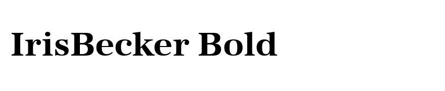 IrisBecker Bold