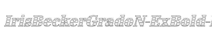 IrisBeckerGradoN-ExBold-Italic