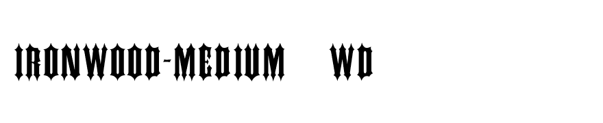 IRONWOOD-Medium Wd