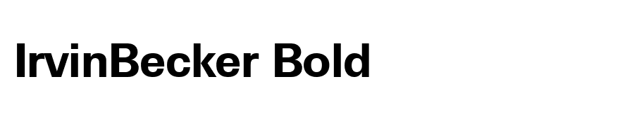 IrvinBecker Bold