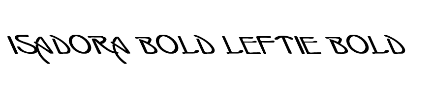 Isadora Bold Leftie Bold
