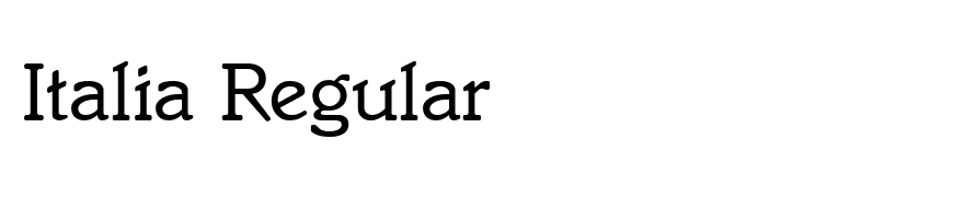 Italia Regular