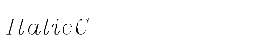 ItalicC