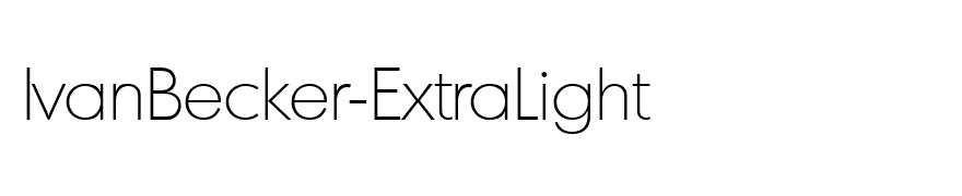 IvanBecker-ExtraLight