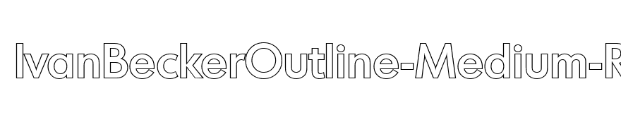 IvanBeckerOutline-Medium-Regular