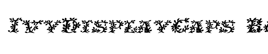 IvyDisplayCaps Bold Italic