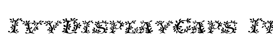 IvyDisplayCaps Italic