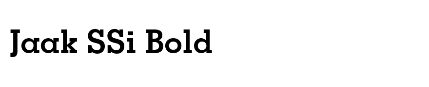 Jaak SSi Bold