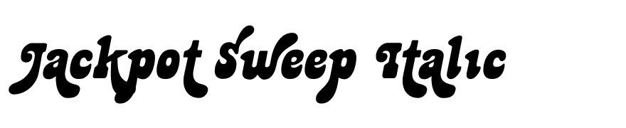 Jackpot Sweep Italic