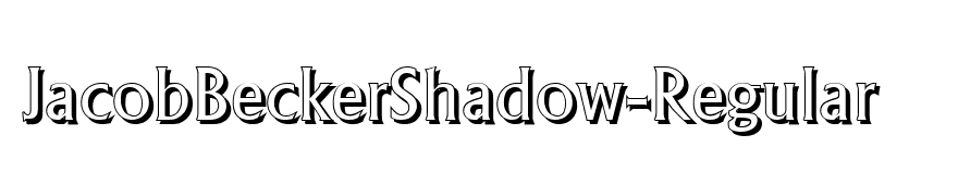 JacobBeckerShadow-Regular