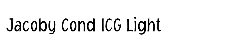 Jacoby Cond ICG Light