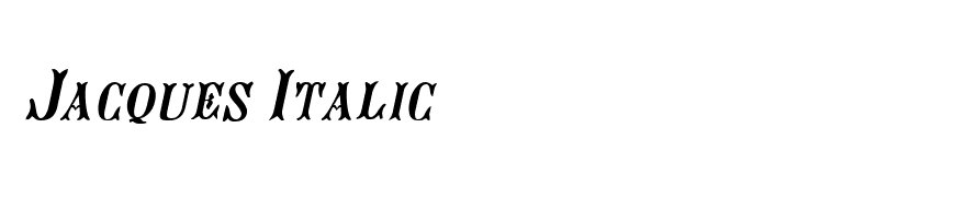Jacques Italic