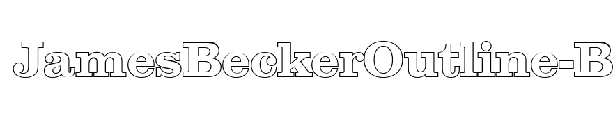 JamesBeckerOutline-Bold