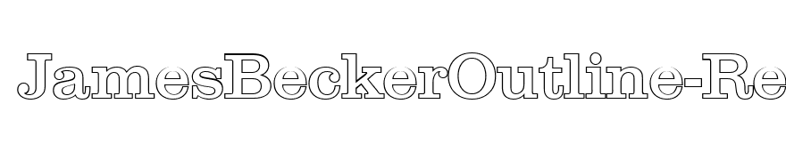 JamesBeckerOutline-Regular