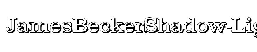 JamesBeckerShadow-Light-Regular