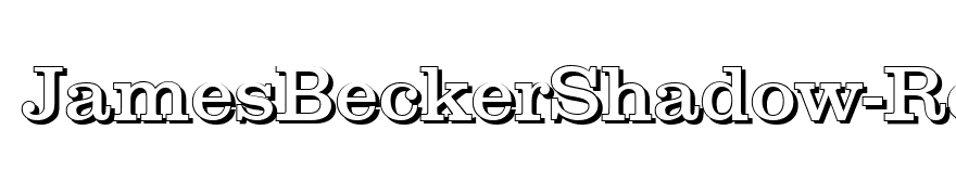 JamesBeckerShadow-Regular