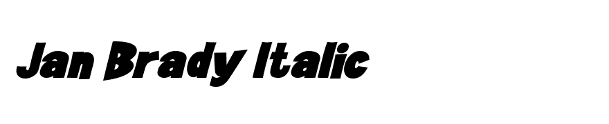 Jan Brady Italic