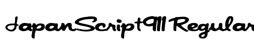 JapanScript911 Regular