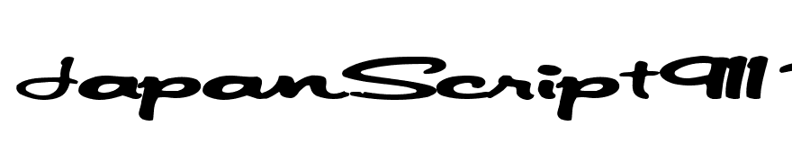 JapanScript911 Regular ttext