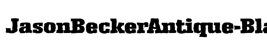 JasonBeckerAntique-Black-Regular
