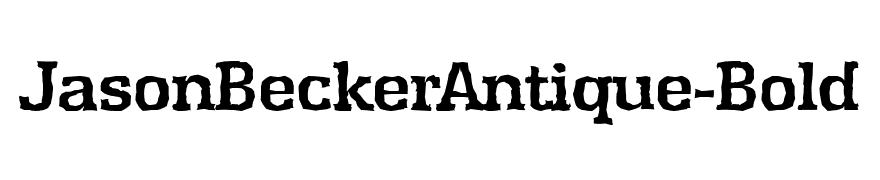 JasonBeckerAntique-Bold