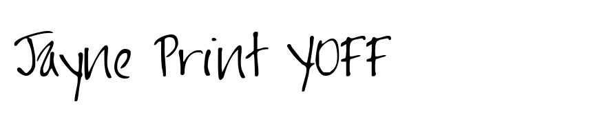 Jayne Print YOFF