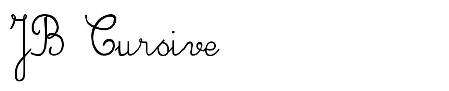 JB Cursive