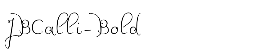 JBCalli-Bold