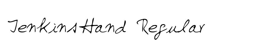 JenkinsHand Regular