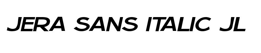 Jera Sans Italic JL