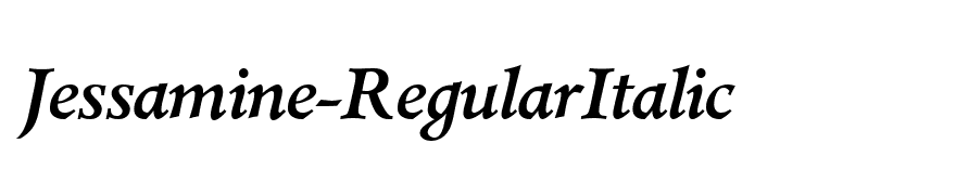 Jessamine-RegularItalic