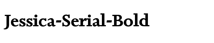 Jessica-Serial-Bold