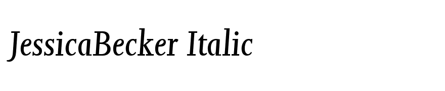 JessicaBecker Italic