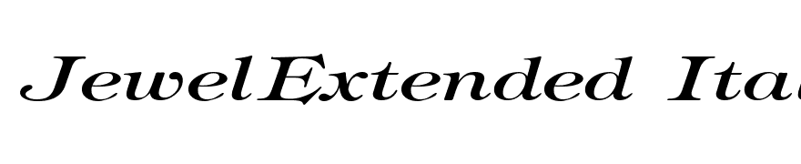 JewelExtended Italic