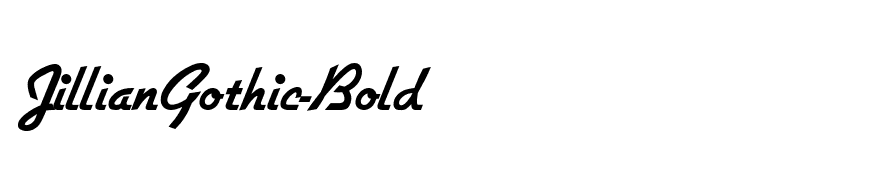 JillianGothic-Bold