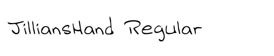 JilliansHand Regular