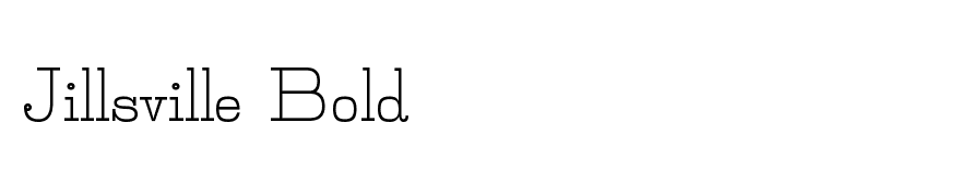 Jillsville Bold