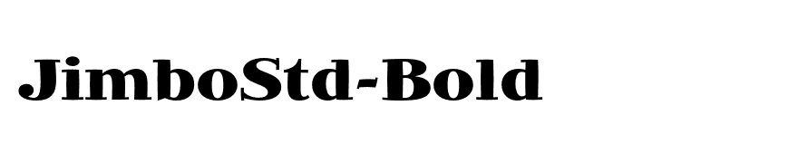 JimboStd-Bold