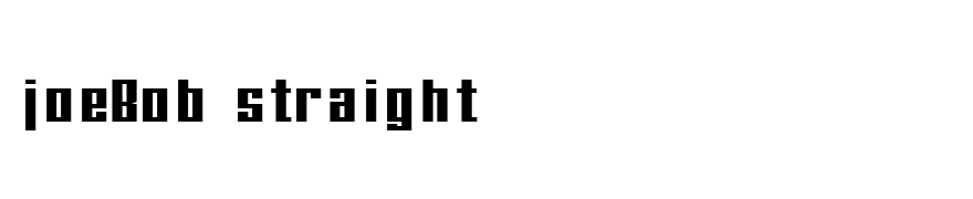 joeBob straight