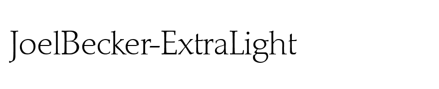 JoelBecker-ExtraLight
