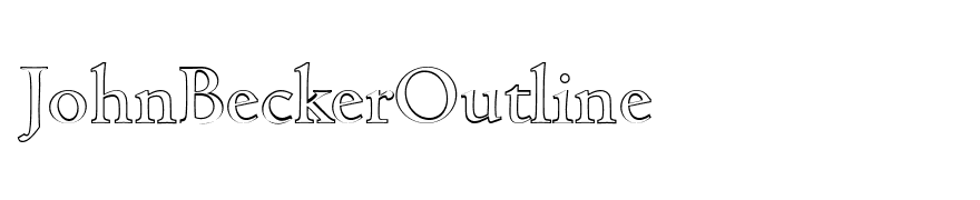 JohnBeckerOutline