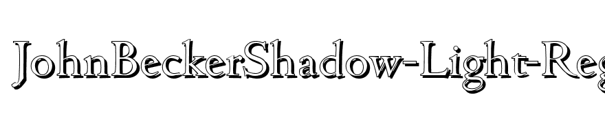 JohnBeckerShadow-Light-Regular