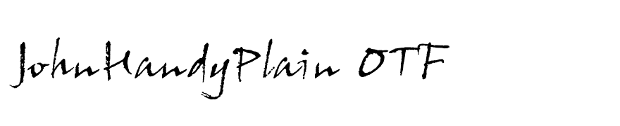 JohnHandyPlain OTF