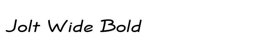 Jolt Wide Bold