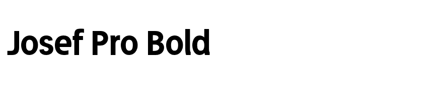 Josef Pro Bold