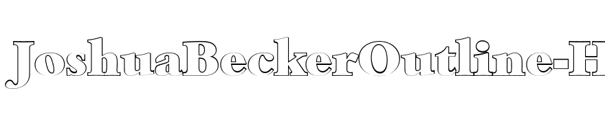 JoshuaBeckerOutline-Heavy